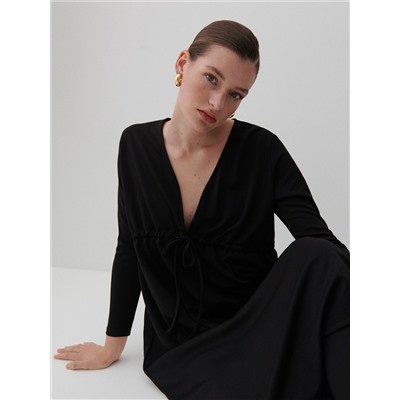 Kleid mit Bundfalten