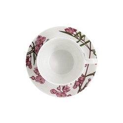 Пара чайная, 1 перс, 2 пр, 450 мл, фарфор F, белая, Борония, Royal Botanic Gardens, 60717