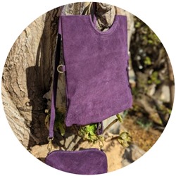 Сумка - трансформер PELLE- SHOPPER ASA  (440) violeta АКЦИЯ
