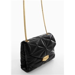 Bolso acolchado solapa