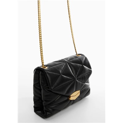 Bolso acolchado solapa