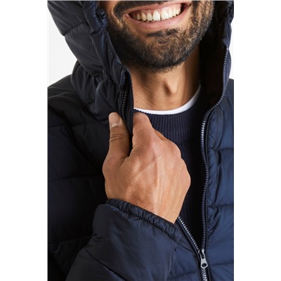 Anorak con capucha Azul marino