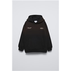 FADED-EFFECT HOODIE