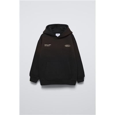 FADED-EFFECT HOODIE