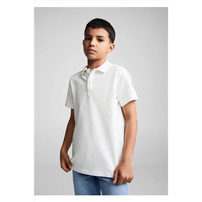 MANGO Kids, %100 Pamuklu Polo Gömlek