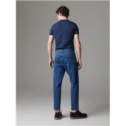 Jeans im Carrot-Fit mit kurzem Bein
