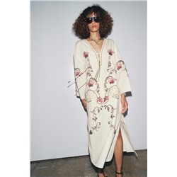 ZW COLLECTION FLORAL EMBROIDERY DRESS