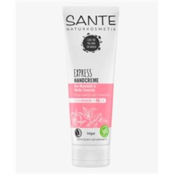 Handcreme Express Bio-Mandelöl & weiße Tonerde, 75 ml