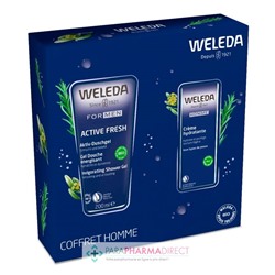 Weleda Coffret Homme - Gel Douche Énergisant Homme BIO 200ml + Crème Hydratante Homme BIO 30ml