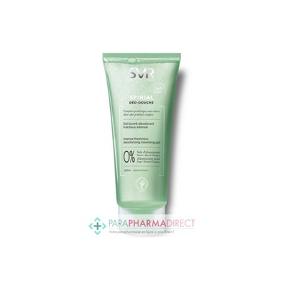 SVR Spirial Déo Douche Gel Lavant Déodorant 200ml