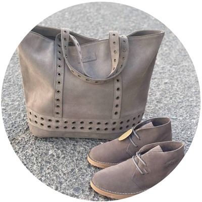 AB.Z. SAFARY S.A GRIS+Ab.Zapatos SHOPPER PIEDRA АКЦИЯ