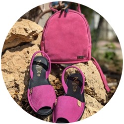 Ab. Zapatos 3106-8 magenta+AB.Z · Pelle · mochila serraje (610) Digital АКЦИЯ
