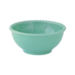 Салатник, 16 см, 750 мл, фарфор P, зелено-голубой, Бусины, Tiffany, 62491