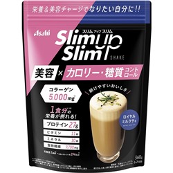 Asahi Slim Up Slim Протеиновый диетический коктейль c разными вкусами 315 грамм