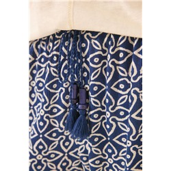 Pantalón Capri estampado sello