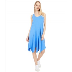 Mod-o-doc  Cotton Modal Spandex Jersey Swirl Seam Tank Dress