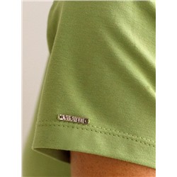 Футболка из премиального хлопка с эластаном