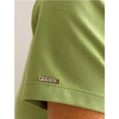 Футболка из премиального хлопка с эластаном