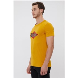 Lee Cooper Erkek Logons O Yaka T-Shirt Hardal 211 LCM 242005