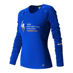 NYC Marathon Finisher NB Ice Long Sleeve WOMEN'S PERFORMANCE CLOTHING LONG SLEEVE