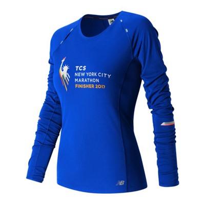 NYC Marathon Finisher NB Ice Long Sleeve WOMEN'S PERFORMANCE CLOTHING LONG SLEEVE