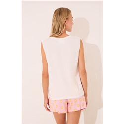 Pijama corto algodón Snoopy soles