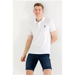 U.S. Polo Assn. Erkek Beyaz Polo Yaka T-shirt G081SZ011.000.1589153
