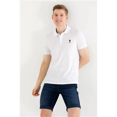 U.S. Polo Assn. Erkek Beyaz Polo Yaka T-shirt G081SZ011.000.1589153