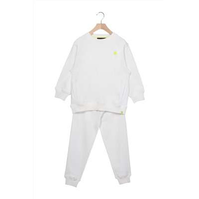 Sudadera y pantalón de chándal Thunor - Blanco