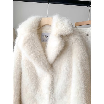 Короткая шуба Zar*a из искусственного меха