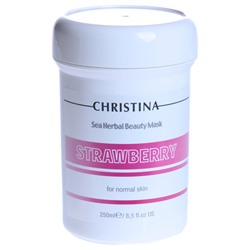 Маска красоты клубничная для нормальной кожи / Sea Herbal Beauty Mask Strawberry 250 мл