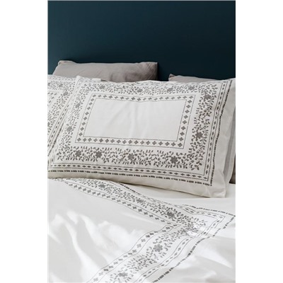 Arber King Size Nevresim Takımı - Gri