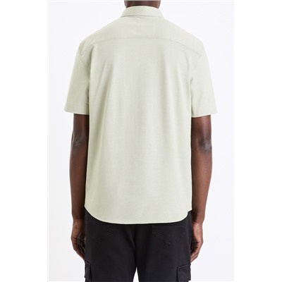 Camisa regular fit - Verde