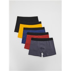 Lange Boxershorts, 5er-Pack