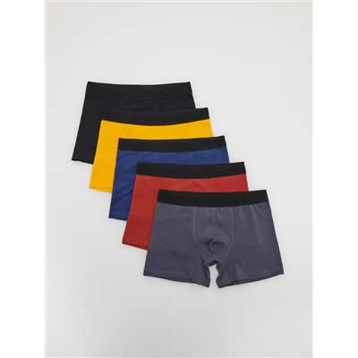 Lange Boxershorts, 5er-Pack