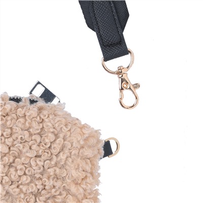 Damen Tasche mit Felloptik
