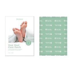 DEOPROCE FOOT HEEL CARE PATCH Увлажняющие и восстанавливающие патчи для пяток 3пары