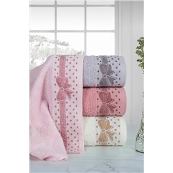 Mariva home Soft Jakarlı 4 Lü 30x50 Cm El yüz Havlu Seti 4839581