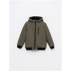 HOODED PUFFER JACKET