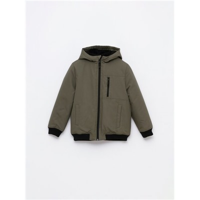 HOODED PUFFER JACKET