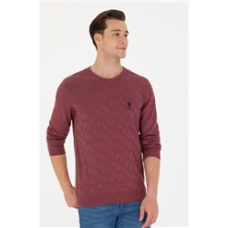 Erkek Bordo Basic Kazak
