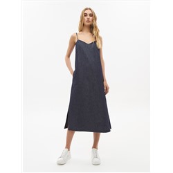 Платье на бретелях MINUS изо льна и хлопка