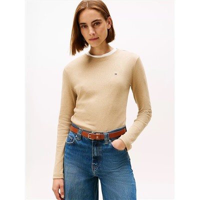 Long-Sleeve Crewneck Favorite T-Shirt