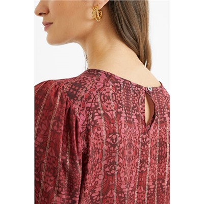 Blusa viscosa mariposas