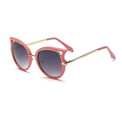 Women's Fashion Flash Mirror Vintage Cat Eye Sunglasses