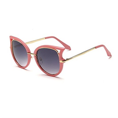 Women's Fashion Flash Mirror Vintage Cat Eye Sunglasses