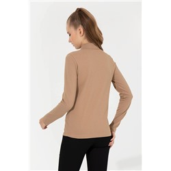 Kadın Camel Basic Sweatshirt