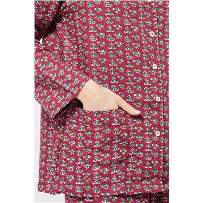 Camisa Burdeos y blanco