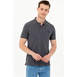 Erkek Antrasit Basic Polo Yaka Tişört