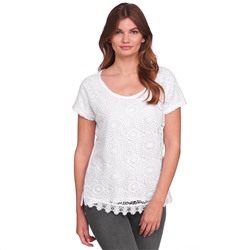 Damen T-Shirt mit Spitze